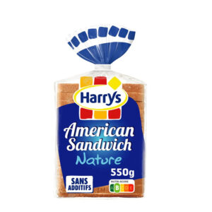 Pain de mie en tranche HARRY 550g-14 tr