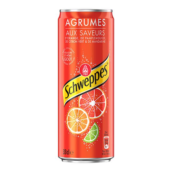 Schweppes agrume cannette 33cl