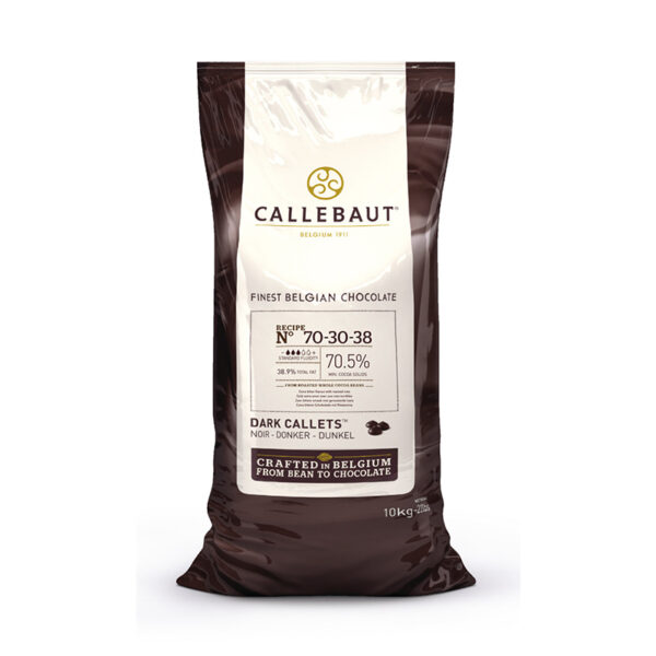 Couverture noire 70% Callebaut