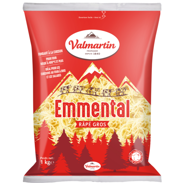 EMMENTAL RAPE GROS 3.2MM VALMARTIN 1KG.