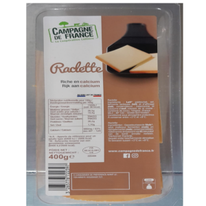 FROMAGE RACLETTE 26% 18 TRANCHES 400G