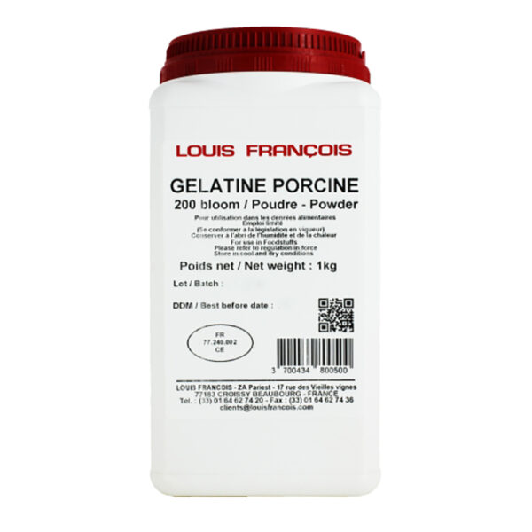 Gelatine porcine 200 bloom 1kg