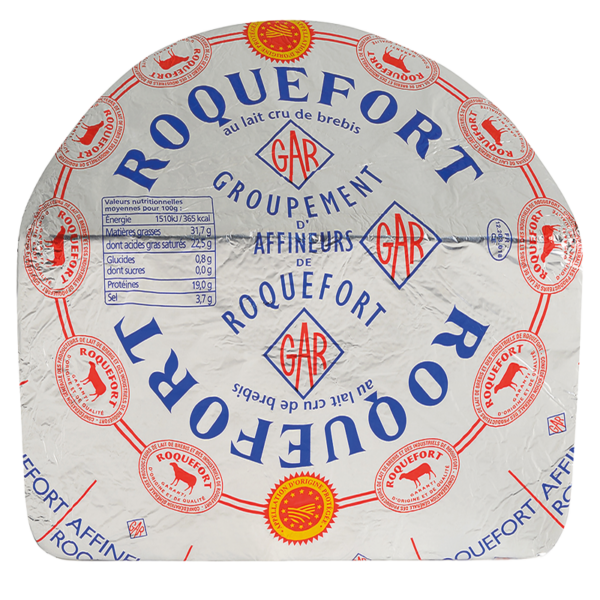 Roquefort demi-lune AOP 31% cave blanche