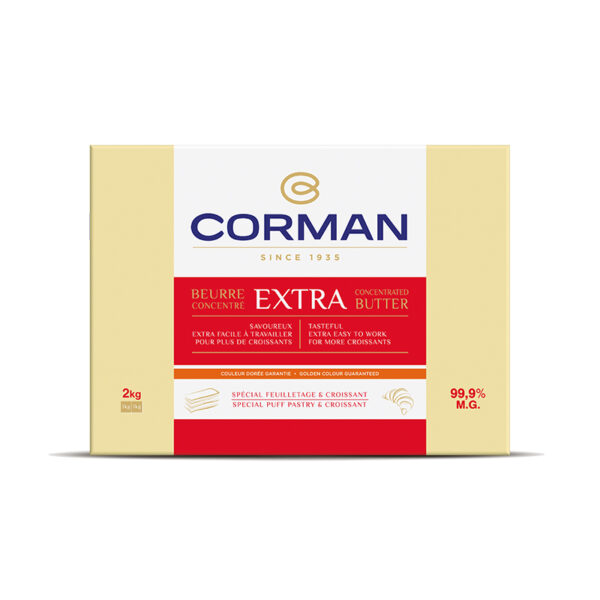 CORMAN CAR BEURRE CONC EXTRA 99,9% PLAQUE 2KGX5