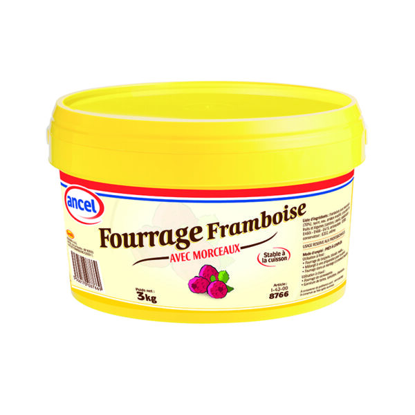 Fourrage framboise avec morceaux 3kg