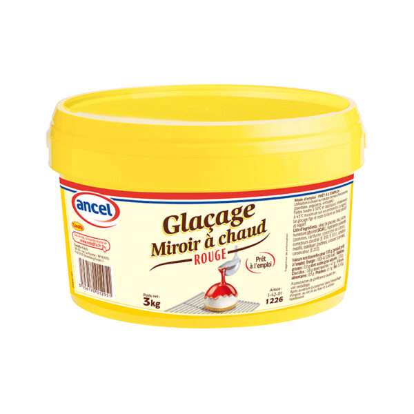 Glaçage miroir rouge 3kg