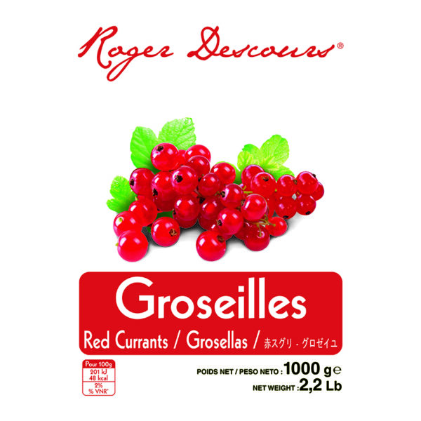 Groseille égrapée 1kg surgelé