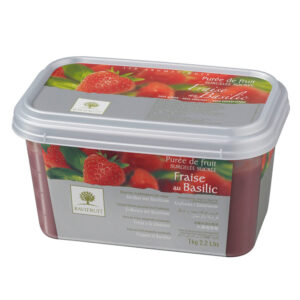 Pack purée fraise-basilic