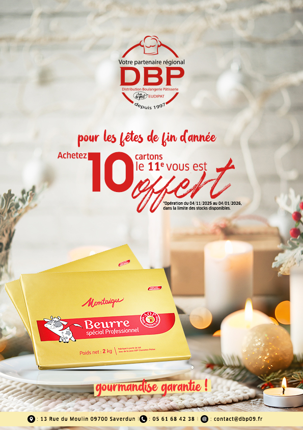 Offre Festivité – Beurre MONTAIGU (Carton)